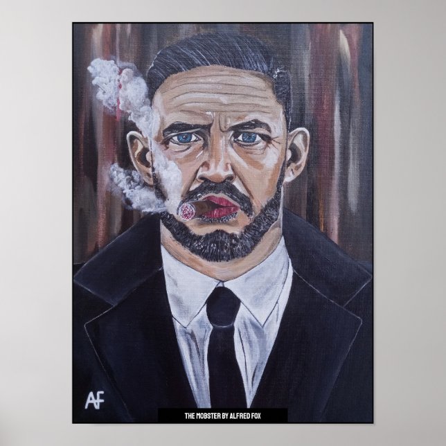 The Mobster Painting by Alfred Fox Poster (Vorne)