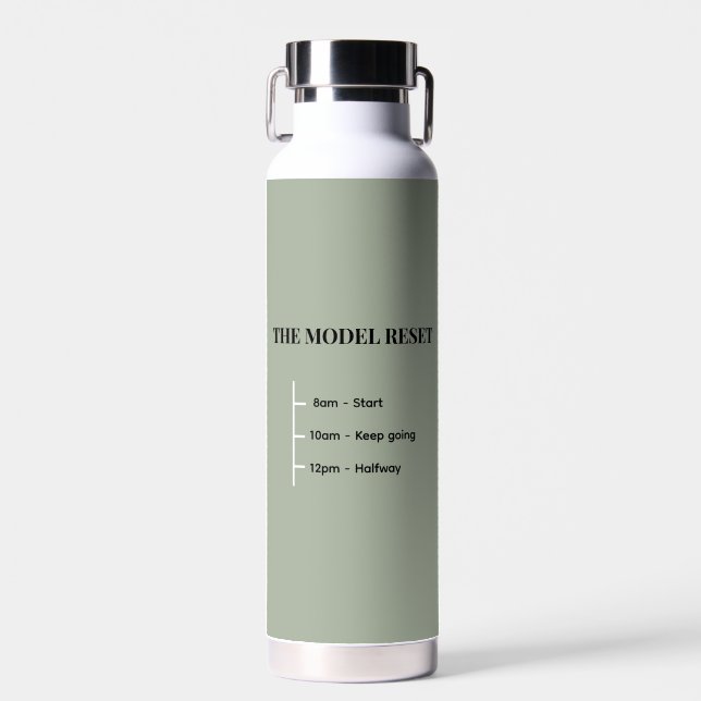 The Model Reset | Official Hydration Ritual Bottle Trinkflasche (Vorne)