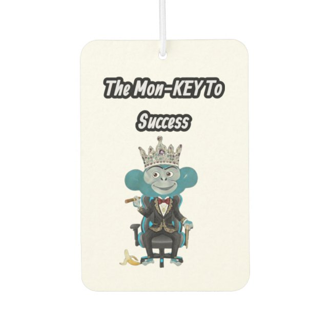 The mon-key to success autolufterfrischer (Vorderseite)