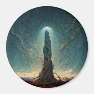The Monolith 2 Fantasy Sci-Fi Art Magnet