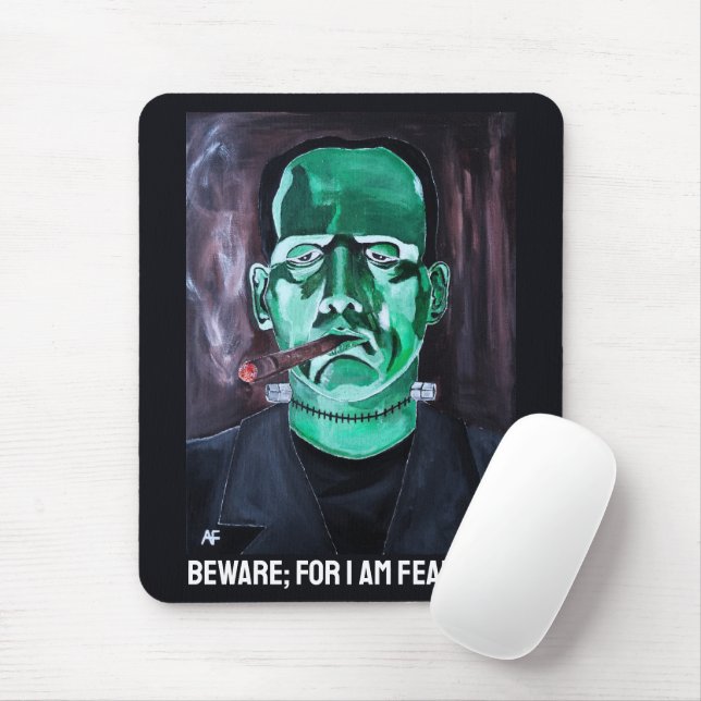 The Monster Painting by Alfred Fox Mousepad (Mit Mouse)
