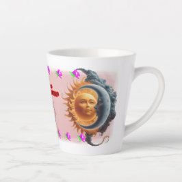 The Moon and the Sun's on a Ceramic Coffee Milchtasse