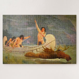 The Moose Chase George de Forest Brush 1888