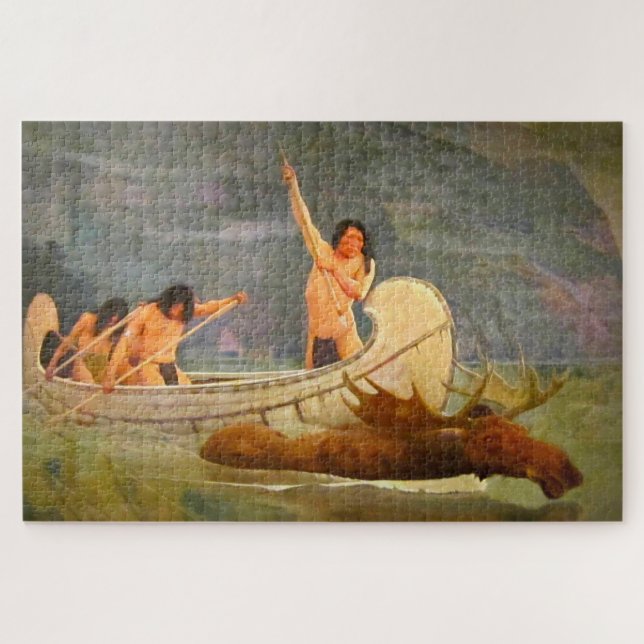 The Moose Chase George de Forest Brush 1888 (Horizontal)