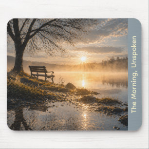 « The Morning, Unspoken » Tapis de souris Aube ser