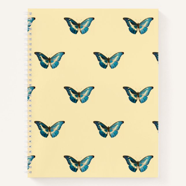 The Morpho Butterfly Hardcover Spiral Sketchbook Notizbuch (Vorderseite)