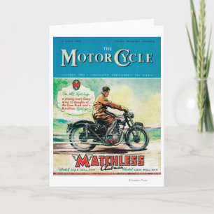 The Motor Cycle Magazine Cover Karte