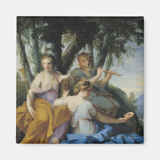 The Muses, Clio, Europe and Thalia, c.1652-55 Magnet (Vorne)