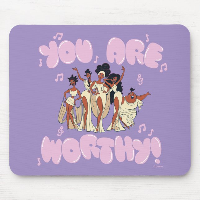 The Muses - You Are Worthy Mouse Pad Mousepad (Vorne)