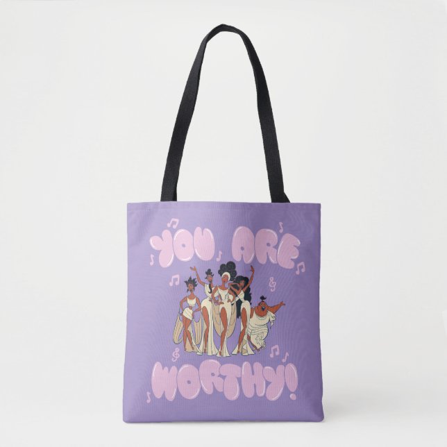 The Muses - You Are Worthy Tote Bag Tasche (Vorderseite)
