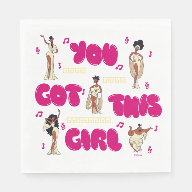 The Muses - You Got This Girl Napkins Serviette (Vorderseite)