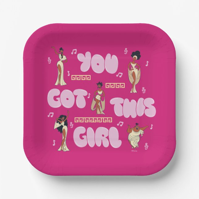 The Muses - You Got This Girl Paper Plates Pappteller (Vorderseite)
