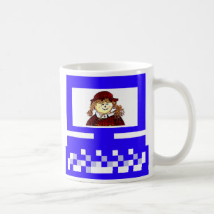 The MUSEUM Artist Series Images Computer StrawGirl Kaffeetasse