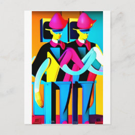 The Muster Drill Postkarte