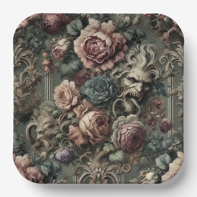 The Myrrh Man’s Prophecy – Gothic Victorian Design Pappteller (Vorderseite)