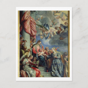 The Mystic Marriage of St. Catherine Postkarte