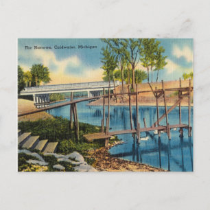 The Narrows, Coldwater, Michigan Postkarte