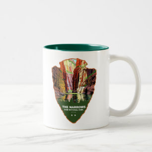 The Narrows Zion National Park Pfeilspitze Zweifarbige Tasse