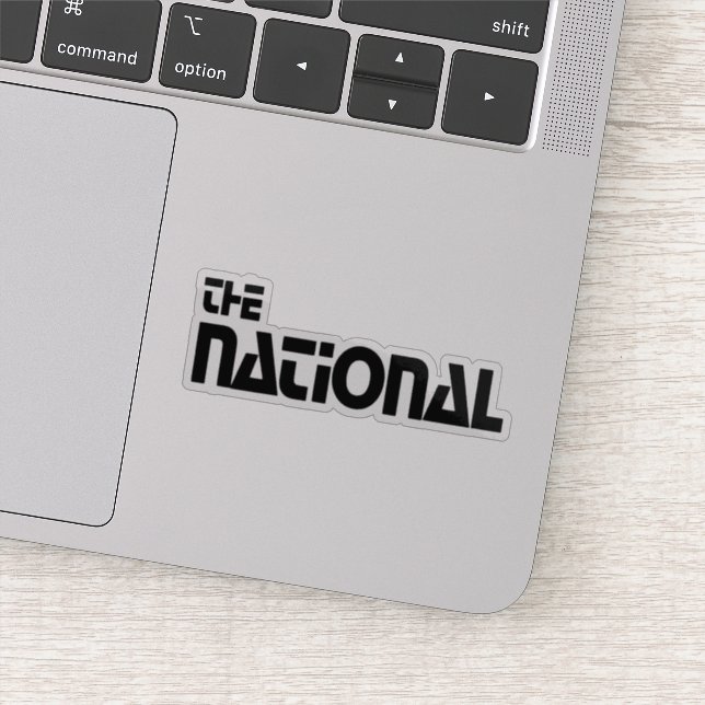 The National - 1980 Promo Aufkleber (Detail)