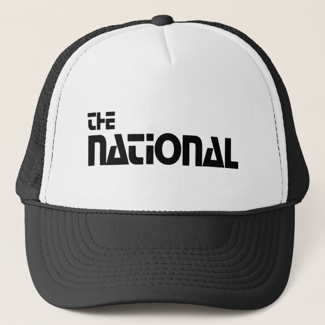 The National - 1980 Promo-Grafik Truckerkappe (Vorderseite)