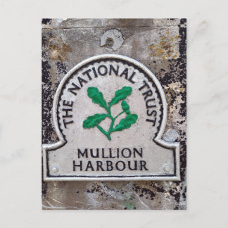 The National Trust - Mullion Harbour in Cornwall Postkarte