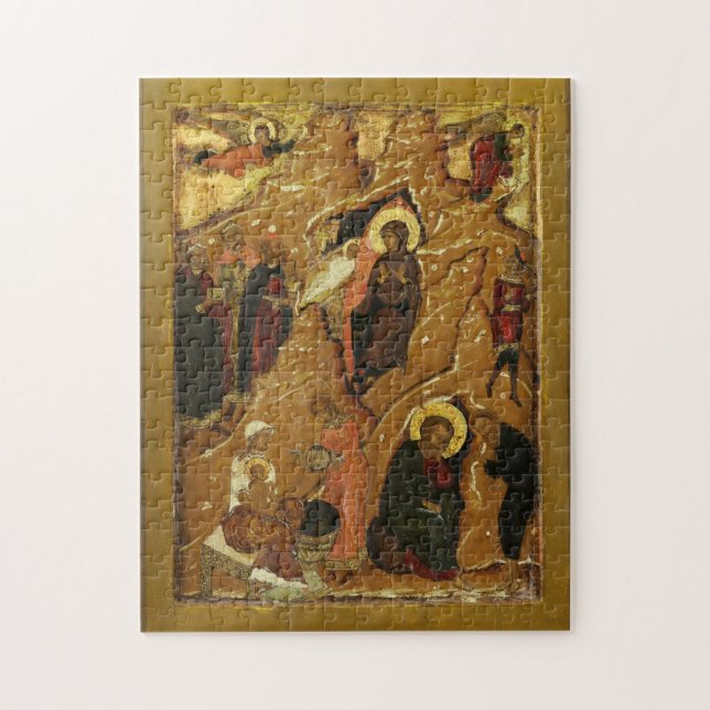 The Nativity of Christ from a Festival Tier Icon (Vertikal)