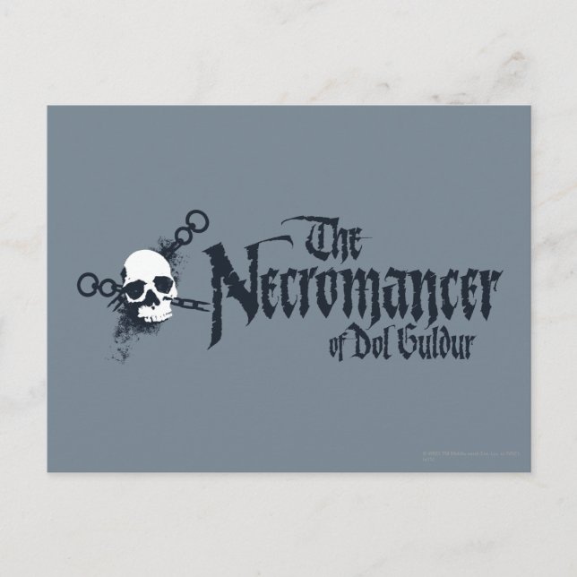 The Necromancer Name Postkarte (Vorderseite)