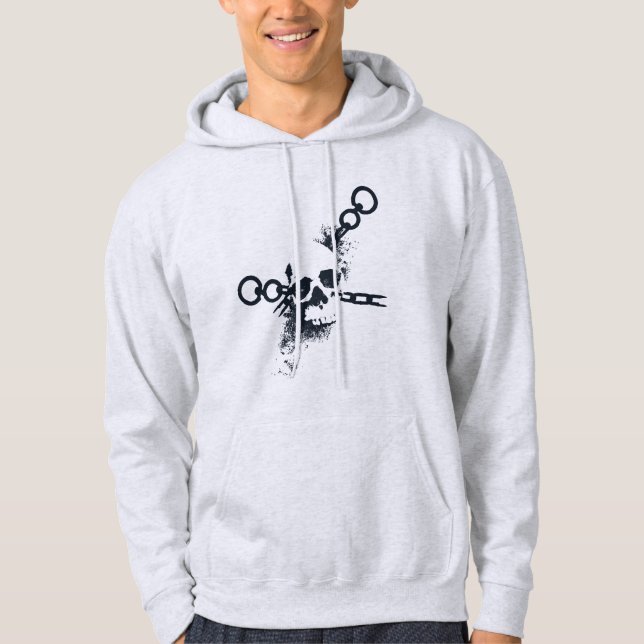 The Necromancer Skull Symbol Hoodie (Vorderseite)