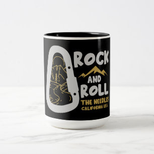 The Needles California Alpinism USA Zweifarbige Tasse