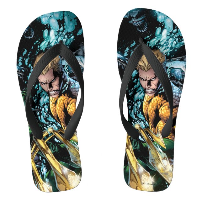 The New 52 - Aquaman #1 Flip Flops (Fußbett)