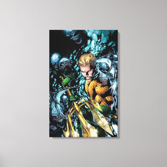 The New 52 - Aquaman #1 Leinwanddruck (Vorderseite)