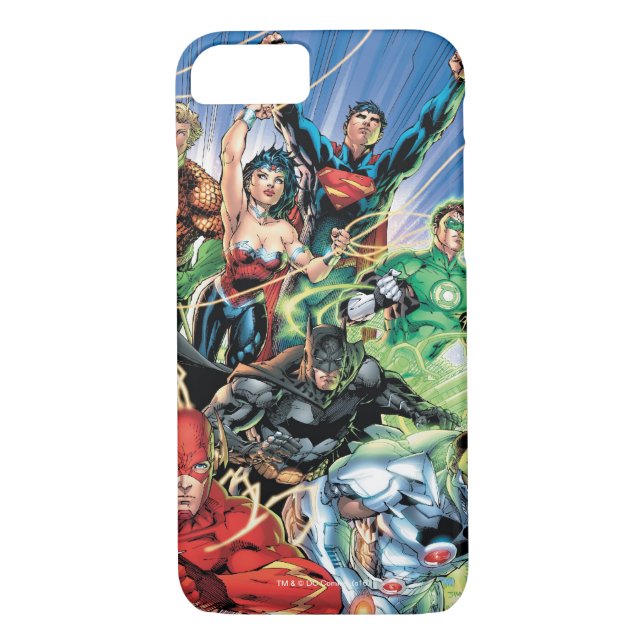 The New 52 - Justice League #1 Case-Mate iPhone Hülle (Rückseite)