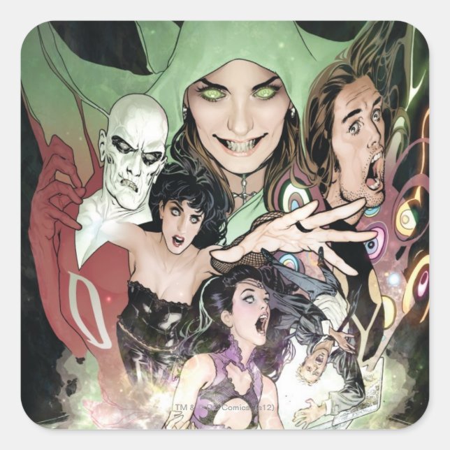 The New 52 - Justice League Dark #1 Quadratischer Aufkleber (Vorderseite)