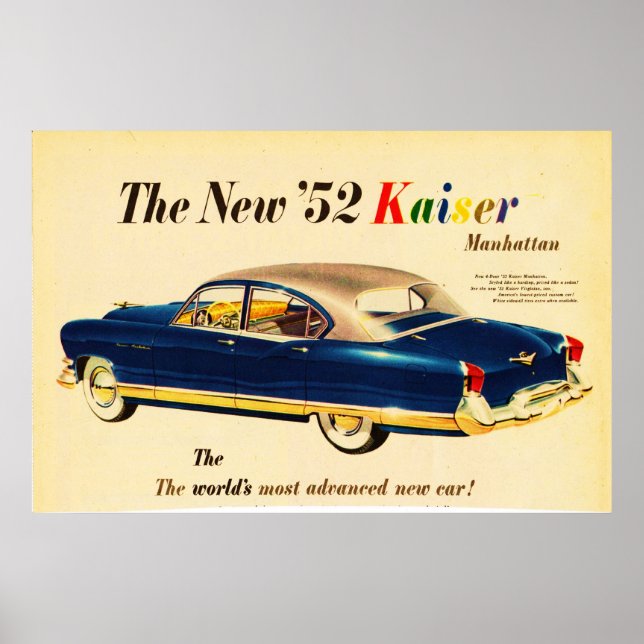 The New '52 Kaiser Car 3 Poster (Vorne)