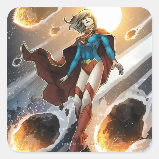 The New 52 - Supergirl #1 Quadratischer Aufkleber (Vorderseite)