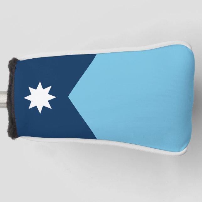 The new Flag of Minnesota State (2023 redesign) Golf Headcover (Vorderseite)