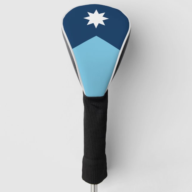 The new Flag of Minnesota State (2023 redesign) Golf Headcover (Vorderseite)