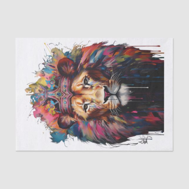 The New King of the Dschungel2.0 Tissue Paper Seidenpapier (Vorderseite)