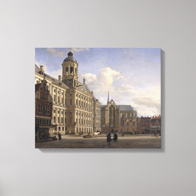 The New Town Hall, Amsterdam, 1668 Leinwanddruck (Vorderseite)