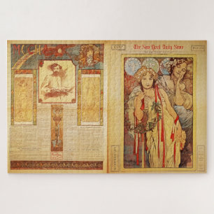The New York Daily News von Alphonse Mucha