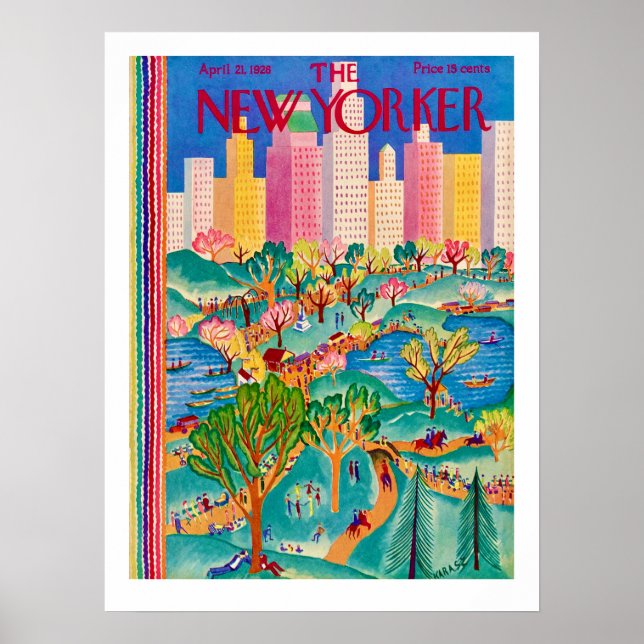 The New Yorker April 1928 Druck Poster (Vorne)