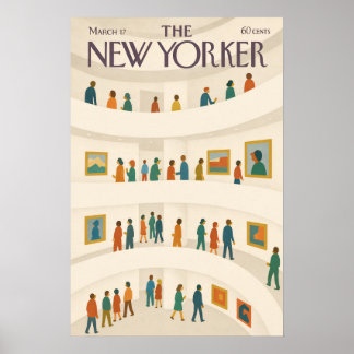 The New Yorker Museum Szenenposter Poster
