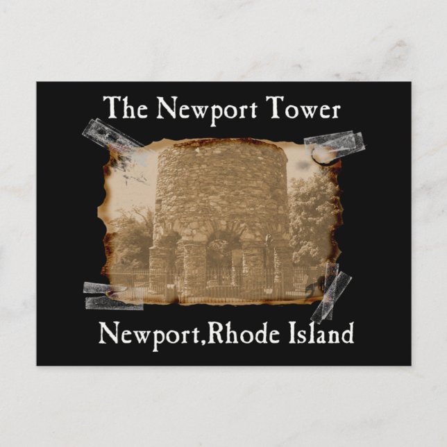 the newport tower postkarte (Vorderseite)