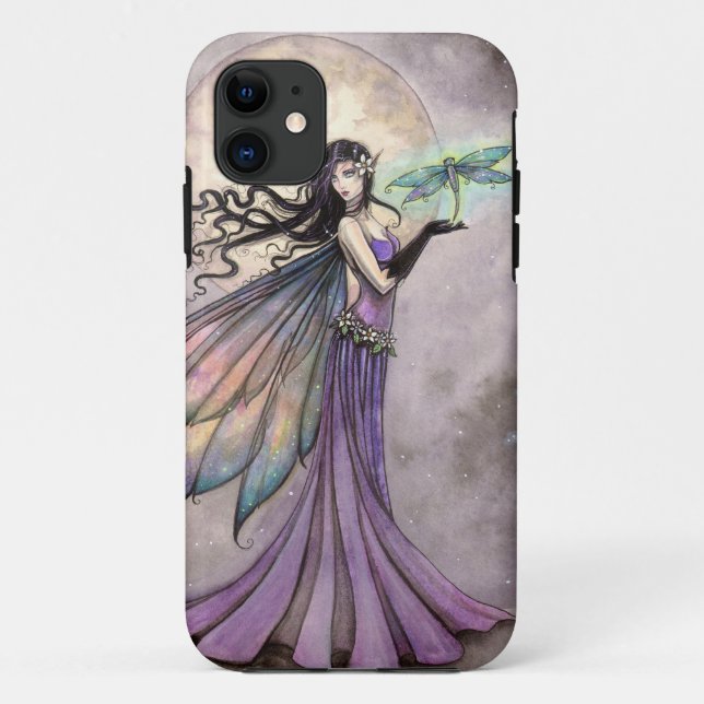 The Night Dragonfly Faiasy Fantasy Art Case-Mate iPhone Hülle (Rückseite)