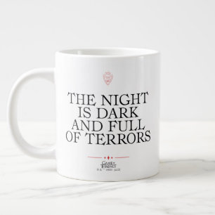 The Night is Dark and Full of Terrors Jumbo-Tasse