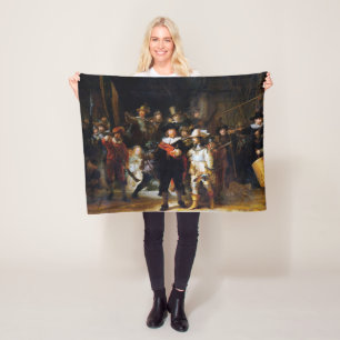 The Night Watch, Rembrandt, 1642 Fleecedecke