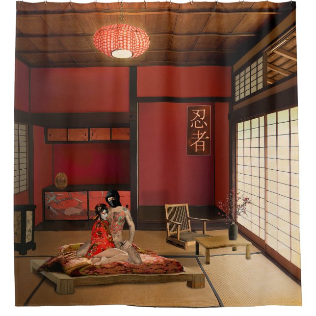 The Ninja Duschvorhang (Vorderseite)