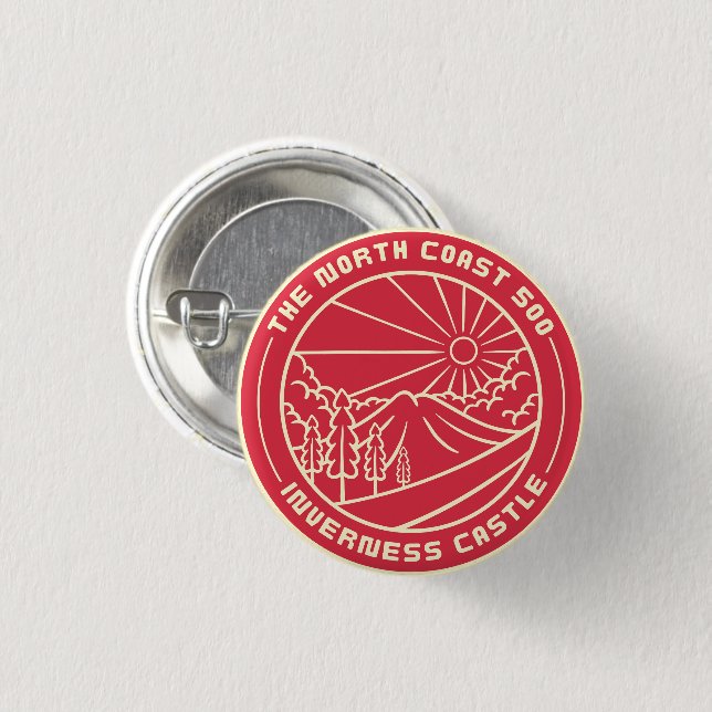 The North Coast 500 scotland adventure nc 500 Button (Vorne & Hinten)