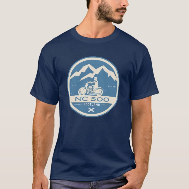 The North Coast 500 scotland adventure nc 500 T-Shirt (Vorderseite)
