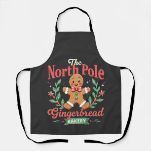 The North Pole Gingerbrot Bakery Weihnachten Schürze